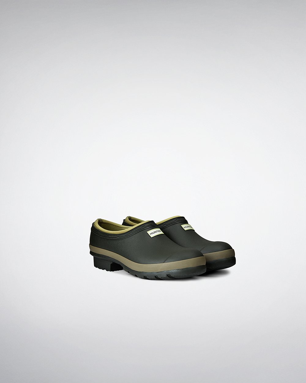 Women Hunter Gardener | Clogs Dark Olive | NZ-5498-LMAR